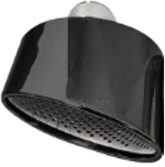 SWVYDC dschalldämpfer 1 Stück Auspuffblende für Audi A4 A5 A6 A7 bis RS4 RS5 RS6 RS7 Schalldämpferblende Endrohr Edelstahl L/R Modifiziertes Zubehör(Right Black)