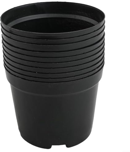 ZiStarlilife 10 vasos de plástico para nutrición, vasos para plantar brotes de flores (B130#)