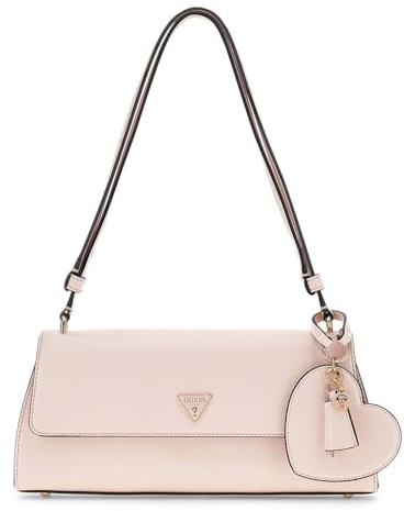 GUESS Schultertasche Umhängetasche Isobel Convertible Xbody Flap Light Rose rosa