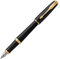 Parker Urban-Füller | Muted Black mit Goldzierteilen | Federstärke M | mit blauer Tinte