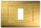 FEB 2581/DLS Placca Click 1 Foro, Legno Sbiancato