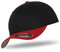 Flexfit-BB-Black Red-S/M + Urbandreamz Skull Bandana