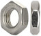 OPIOL QUALITY® 50 Stück Sechskantmuttern M22 niedrige Form DIN 439 aus Edelstahl A2 V2A Flachmuttern halbe Mutter Halbmuttern