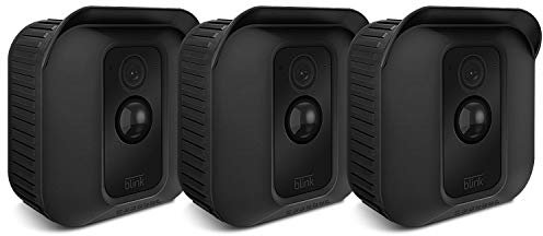 CASEBOT Silikon Hülle für Blink XT2 / XT Kamera - (3er Set) weiche Leichte Dünne Kratzfeste Silikon Abdeckungen Skins Schutzhülle für Blink XT / XT2 Videoüberwachung Kamera, Schwarz