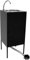 Express Water Basic Noir, Lavabo Portable Autonome Transportable, avec Réservoir d'Eau, en Acier Inoxydable, avec Commande à Pédale, Certifié, pour Magasins et Cabinets Médicaux
