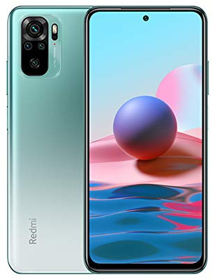 XIAOMI Redmi Note 10 Smartphone RAM 4GB ROM 64GB 6.43 AMOLED DotDisplay 5000mAh (typ) Batterie 33W Schnellladung 48MP Wide-Angle Kamera Grün [Globale Version]