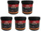 Grillfürst Einbrenn- und Pflegepaste inkl. Schwamm, 5 x 250 ml - Pflege für Gusseisen, Gussrost, Dutch Oven und Feuertopf, aus Kokosnussöl und Wachs