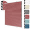 HOMEDEMO Wabenplissee Plissee ohne Bohren Klemmfix Verdunklung Thermo Zweifarbig Weinrot 65 x 120cm(BxH) Faltrollo 100% Blickdicht, Sonnenschutz & Schallschutz Plisseerollo für Fenster & Tür