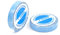 2 Roll Lace Front Wig Support Tape Hair Extension Tapes Wig Blue Tape Double Sided Adhesive for Hair Extensions Salon (0.8 cm * 3 Yard)