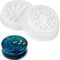 KOMUNJ Tobacco Mill Resin Moulds Leaf Herb Spice Spice Herb Mill Silicone Mould Silicone Moulds Epoxy Resin for DIY Herb Crusher Jewellery Container Storage