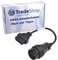 Trade-Shop OBD2 Diagnose Adapter Kabel 38pin Stecker auf 16pin kompatibel mit Autocom VCI CDP/CDP+, Delphi DS150 DS150E, TCS CDP (pro), kompatibel mit Autel, Launch