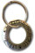 Hundemarke Ring aus Edelstahl mit beidseitiger Gravur für Hunde, Katzen und Welpen, fünf Farben, zwei Größen Durchmesser 30mm und Durchmesser 25 mm (30 mm, Silber)