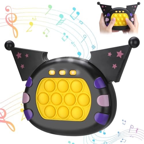 Vunake Pop Fidget Toys Pop Elektronisches Spiel Quick Push Spiel Push Pop Game Controller Bubble Sensory Fidget Spielzeug Dekompressions Spielkonsole Lernspielkonsole für Kinder Erwachsene