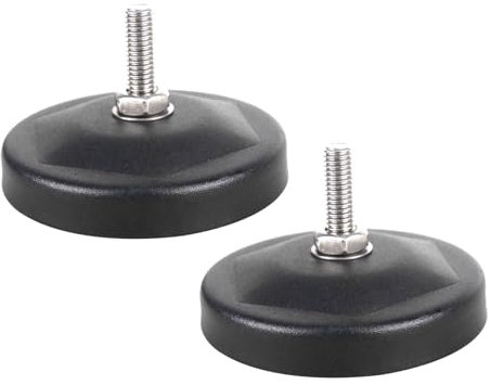 PICAA 2x LED Lightbar Arbeitsscheinwerfer Montage Halterung M8 7.5mm Bolzen Universal Magnetische Halter Schwarz