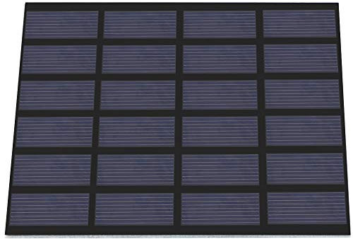 1.5W 6V Mini Panneau Solaire Polysilicone, PET Laminated Board DIY Battery r pour l'extérieur