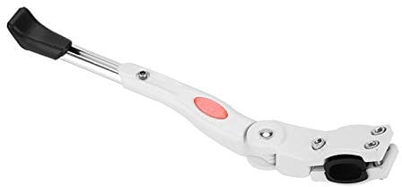 Changor Rack with Red Warning Sign, for Sports Bikes (White)