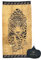 Strandtuch mit Jaguar-Muster aus 100 % Baumwoll-Frottee, Strandtuch, Sandfarben