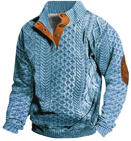Light Blue Men's Work Fleece Pullover Shirts Short Sleeve Country Shirts Sweatshirt for Men Winter Sleeveless Jacket Cute Hoodies Electric Body Warmer - M