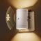 LOHAS-LED Night Light, Motion Sensor Night Light Plug in Wall, Motion Activated Night Light, 0-100LM Dimmable, 3000K Warm White, Plug in Night Light for Hallway, Toddler, Bedroom(White Shade)