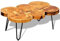 Generisch Couchtisch 35 cm 6 Baumscheiben Massivholz Palisander，jiangboyue-242443