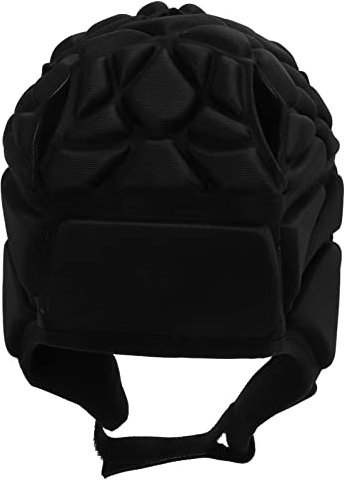 EVTSCAN Leichter Schutzhelm, atmungsaktive Stoßdämpfung, verstellbare Passform, für Fußball, Radfahren, Skateboarden, Klettern, Outdoor-Sportarten (Black)