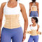 Yixinly Korsett Damen Bauchweg, Bauchweggürtel Waist Trainer Damen Fitness Waisttrainer, Waisttrainer Taillenformer, Bauchgürtel für Herren und Damen Beige (S)