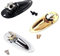 VINTORKY Guitar Audio Jack Socket Set 1/4'' 6.35mm Jack with Plate Screws for Electric Bass Guitar