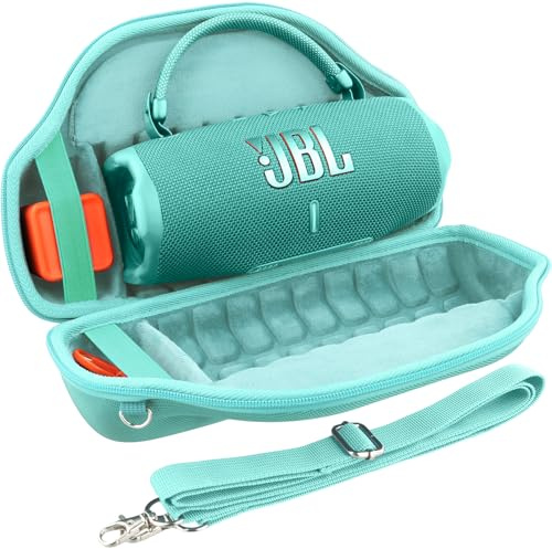 co2CREA Hard Carrying Case for JBL Charge 6 Portable Speaker | Shockproof EVA Travel Storage Bag with detachable Shoulder Strap, Case Only