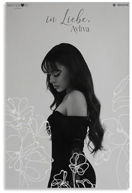 LKKHPEP Poster für Ayliva-In Liebe-Album-Poster, Leinwand, Wandkunst, dekoratives Wohnkultur, Gemälde für Wohnzimmer, Schlafzimmer, 40 x 60 cm, ungerahmter Stil