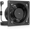 HG Power Extracteur d'air 150mm - 525m³/h Salle de Bain Silencieux avec Clapet antiretour, Interrupteur, Prise, 38W Ventilation industriel pour Fenêtre Mural Plafond VMC, Noir