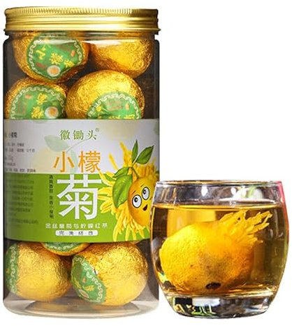 HELLOYOUNG 200g Tisana naturale al limone e ai fiori di Ju Preparata con un'antica formula Cibo verde rimuove il calore e riduce il fuoco interno Tè e tisane (1pc) (2 pcs)