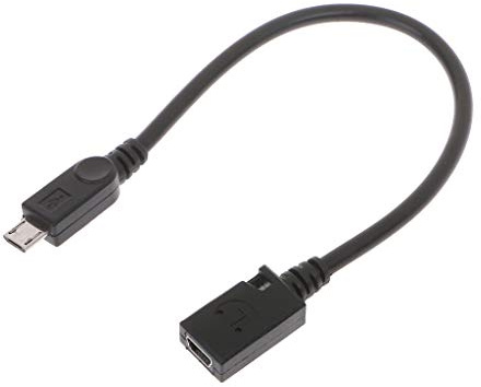 ZIDDAR USB-Buchse auf USB-Stecker, HighSpeed-Datensynchronisation, OTG-Netzteil, Ladekabel, 22 cm, für Handy und PC