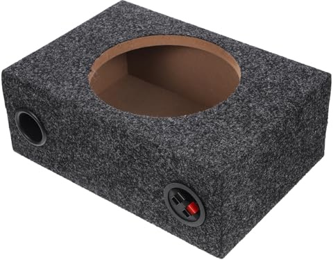 Hohopeti Cassa Subwoofer Per Auto Contenitore Altoparlante in Legno Abs Scatola Vuota Per Audio Veicoli Ristrutturazione Fai Da Te