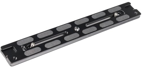 Teleobjektiv-Schnellwechselplatte aus Aluminiumlegierung, kompatibel mit 38-mm-Klemmhalterung, zur Sicherung von Teleobjektiven an spiegellosen DSLR-Kameras und kardanischen Halterungen (PU 280)