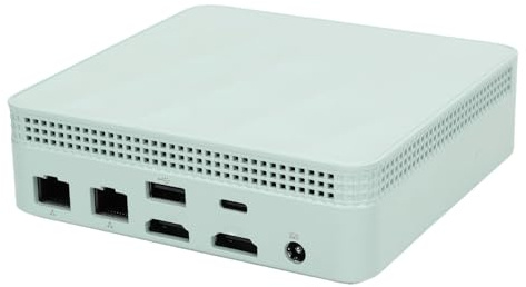 Yanmis Mini Computer PC, Mini Computer Desktop WiFi DDR4 Dual Band 2.4G/5G Bluetooth 4.2 Tipo C, USB, HDMI, Gigabit Ethernet, per Lavoro Domestico (1TB Verde)