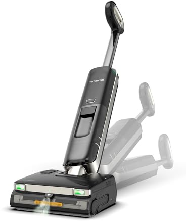 Tineco Floor One S9 Master Dammsugare & Torr och våt mopp | 23 000 pa kraftfull sug, upp till 65 minuters räckvidd, repfri skrapa, kontinuerlig tvätt med 90 °C varmt vatten, FlashDry