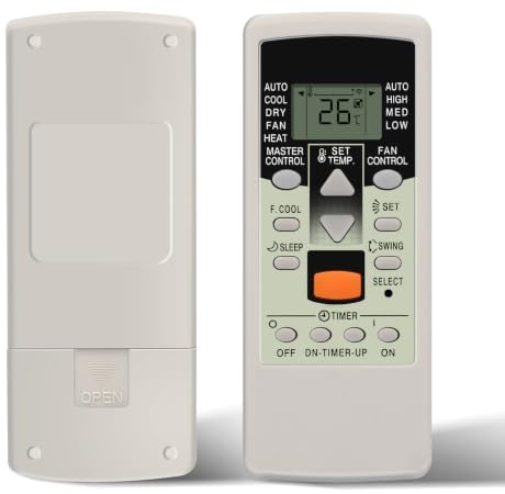 Telecomando Universale Condizionatore, Telecomando Fujitsu Condizionatore | Diverse Modalità, Schermo LCD, Facile da Usare