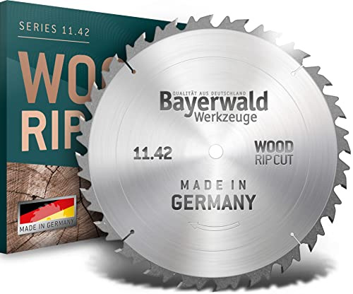 Bayerwald - HM Kreissägeblatt - Ø 500 mm x 4,0 mm x 35 mm | Wechselzahn (44 Zähne) | grobe, schnelle Zuschnitte - Brennholz & Holzwerkstoffe | für Tischkreissägen, Formatkreissäge & Wippkreissägen
