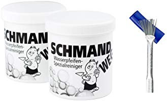 Weedness Schmand Weg Bong Reiniger 2 Dosen je 140 Gramm – Reinigung Sauber Shisha Wasserpfeifenreiniger Glasreiniger Bürste