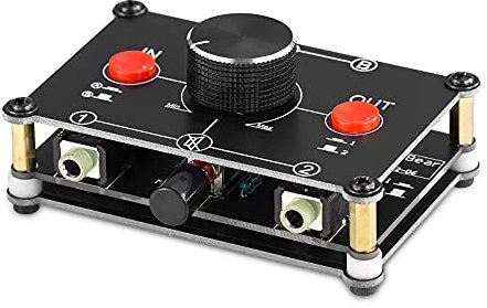 Nobsound Little Bear MC22 - Mini interruttore audio stereo 2-IN-2-OUT 3,5 mm