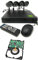 TEMPO DI SALDI Kit Videosorveglianza Dvr 4 Canali + 4 Telecamere Infrarossi + Hard Disk 500 Gb