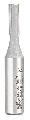 Amana Tool 45254 Carbide Tipped Straight Plunge High Production 7mm D x 3/4 CH x 1/2 SHK x 2-3/4 Inch Long Router Bit