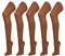 Disée Stützstrumpfhose für Damen - Semi blickdichte Strumpfhose mit Kompression in unterschiedlichen Farben - 40 DEN - 1 Paar, Size:38-40, Farben:puder