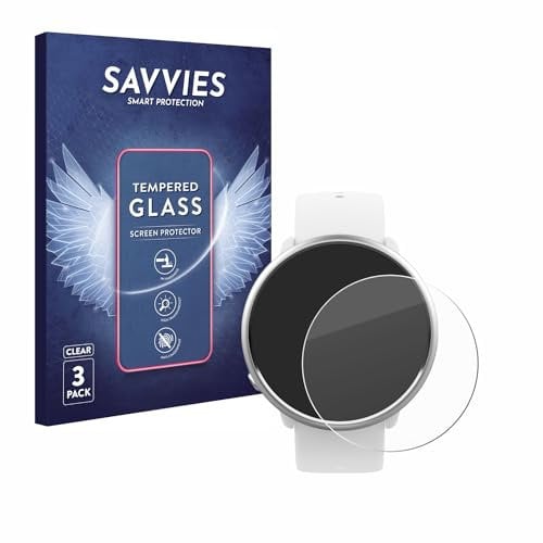 Savvies Panzer Schutz Glas für Polar Ignite (3 Stück) 9H Hartglas, Anti-Fingerprint, Displayschutz