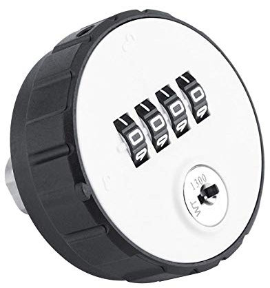 Nimoa Tiroir de sécurité Boîte aux Lettres, Serrure à Code, Digital Zinc Alloy Code Combination Cam Cabinet Pratique Verrouillage Sécurisé par Mot Passe avec Clés (20mm)