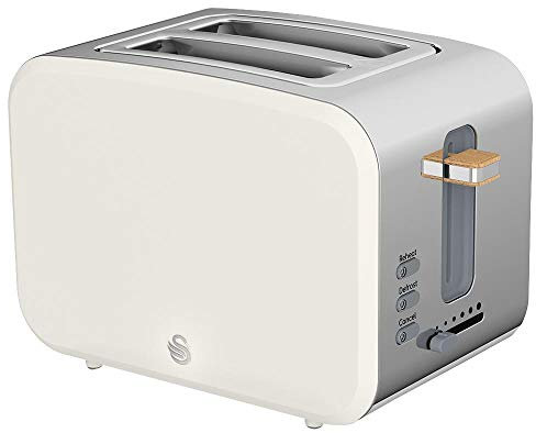 2 Slice Nordic Style Toaster White, Appliance Type Toaster, Plug Type UK, Power Rating 900W, Product Range Swan Nordic Kitchen Range, Colour Cotton White, Electrical Consumer Goods/Appliances