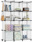 HOMIDEC Cube Bookcase, 12 Cube Storage Unit Bookshelf Storage Cube Organiser Multi-Use DIY Storage Cube Shelf for Books, Toys, Clothes, Tools