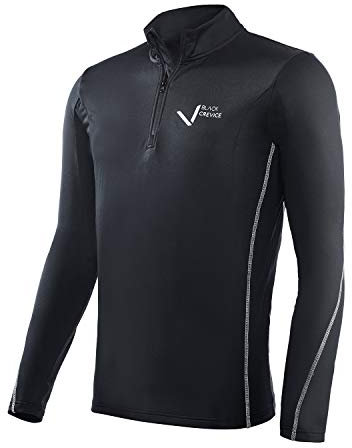 Black Crevice Herren Skirolli, schwarz, 3XL