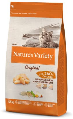Nature's Variety Original Trockenfutter für ausgewachsene Katzen – mit Huhn ohne Knochen – 1,25 kg