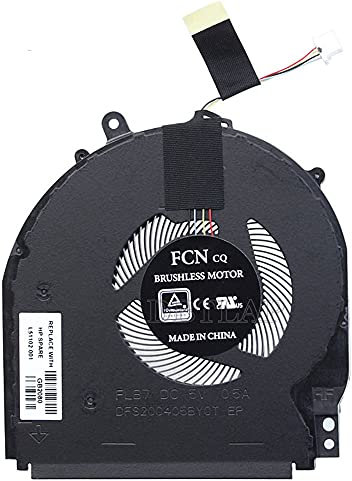 DBTLAP Ventilador Compatible para HP Pavilion X360 14-DH 14-DH1036TX 14-DH1035TX 14-DH1037TX 14M-DH0003DX TPN-W139 L51102-001 CPU Ventilador